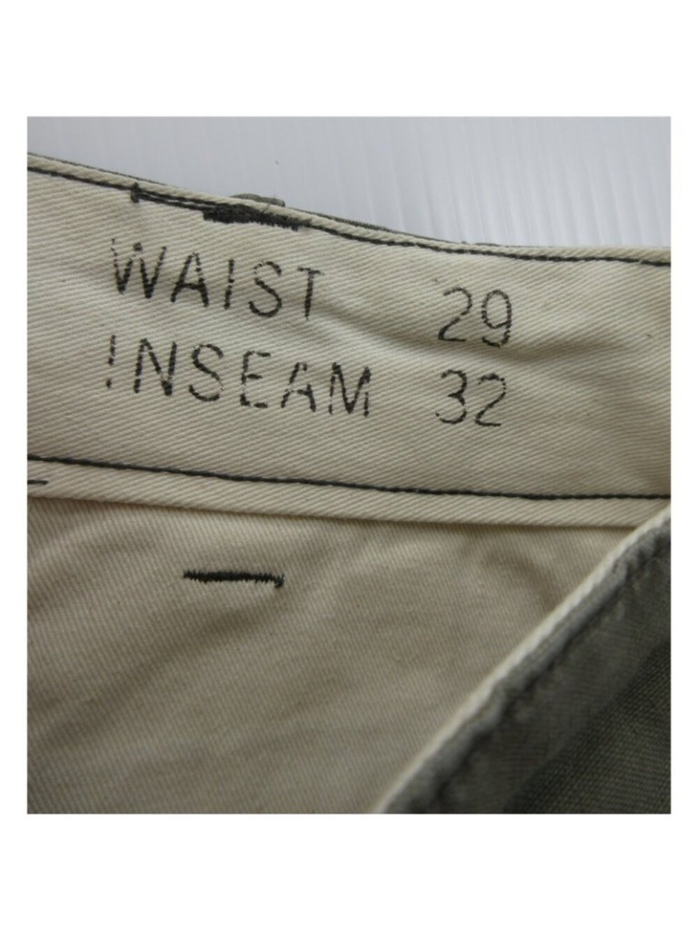 RRL Ralph Lauren Pants 32X32 Military Field Cloth Utility Button Fly - Picture 10 of 13
